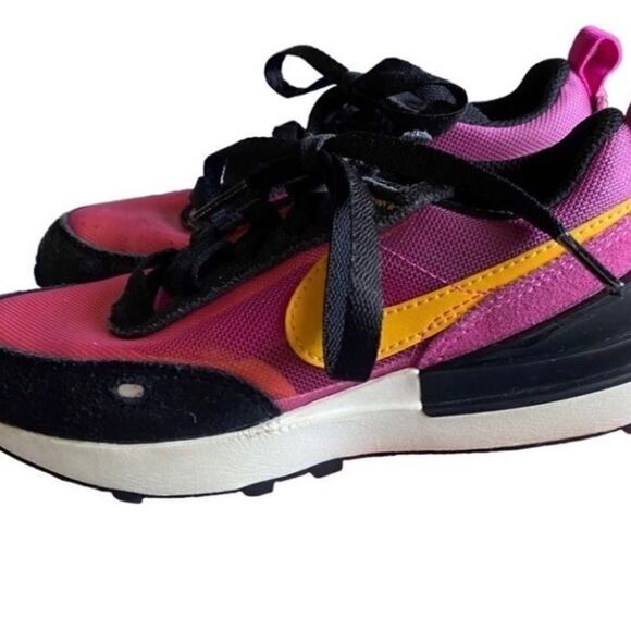 Nike youth Wafle one ps Activa, fuchsia university, pink casual sneaker S/12 ￼ - Picture 4 of 7